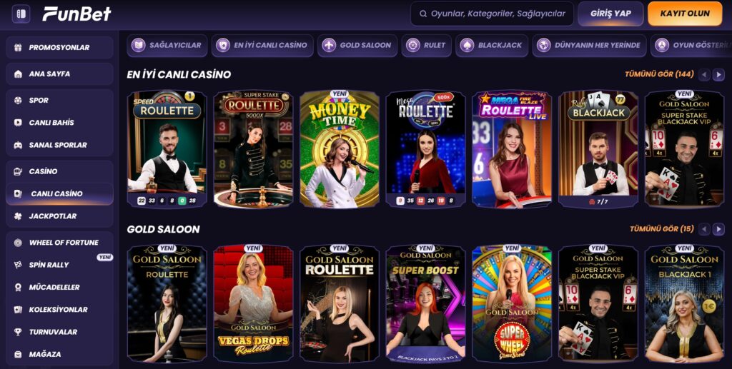 funbet canlı casino